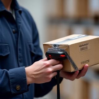 High tech scanning equipment in use