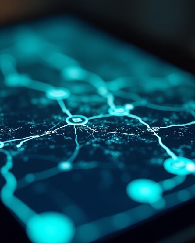 Digital logistics monitoring display